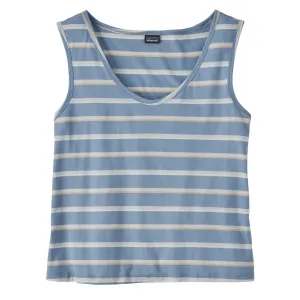 Patagonia Womens Regenerative Organic Certified Cotton Tank Sunset Stripe / Light Plume Grey Patagonia Clothing