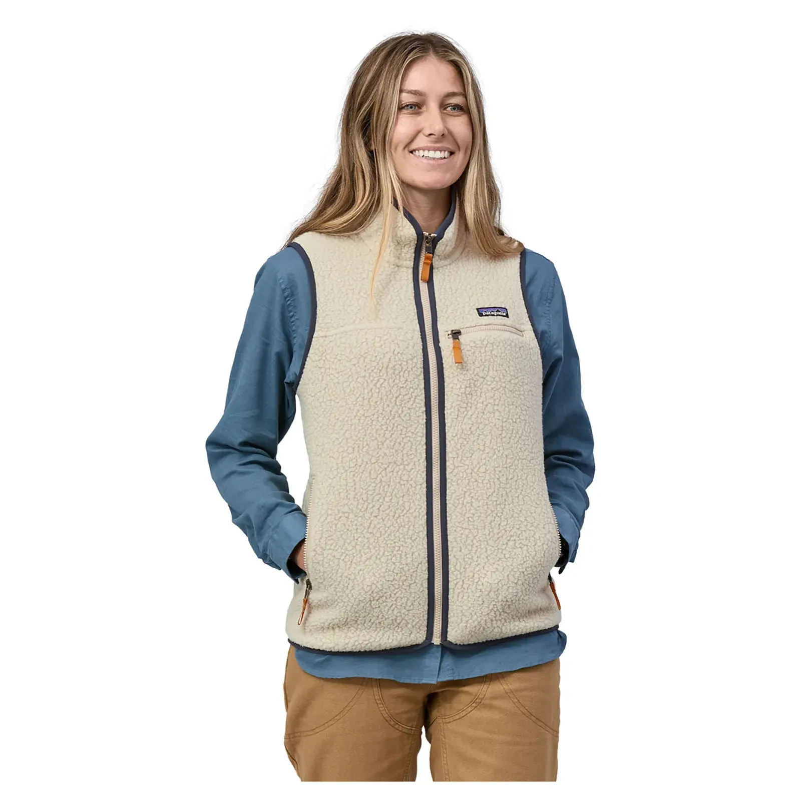 Patagonia Women's Retro Pile Vest - Pelican Patagonia Clothing