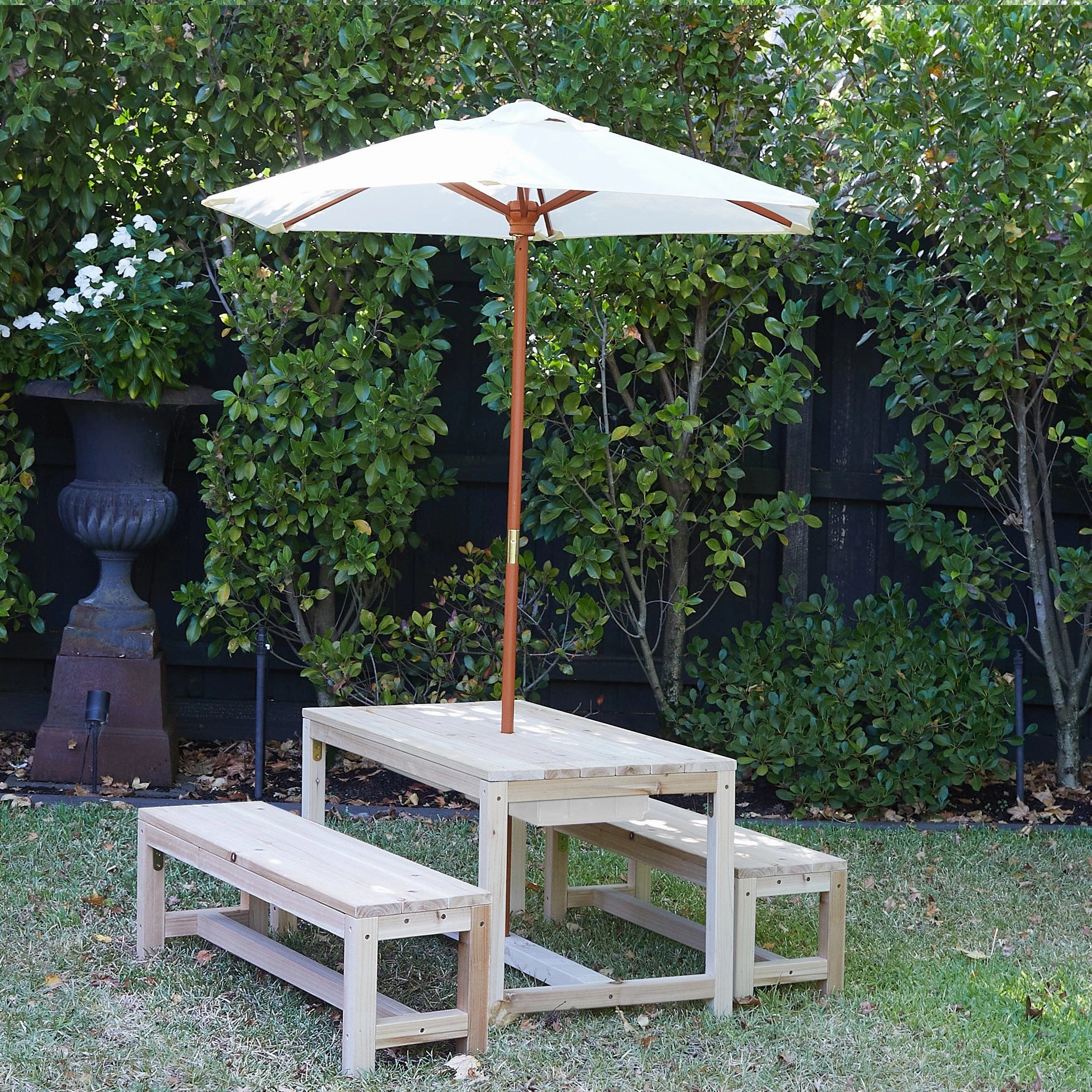 PATIO Table & 2 Bench Seats