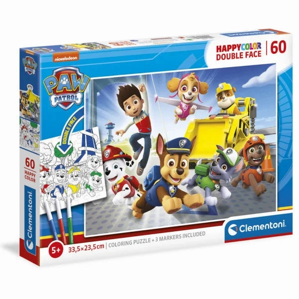 Paw Patrol Colour Puzzle 60 Pieces