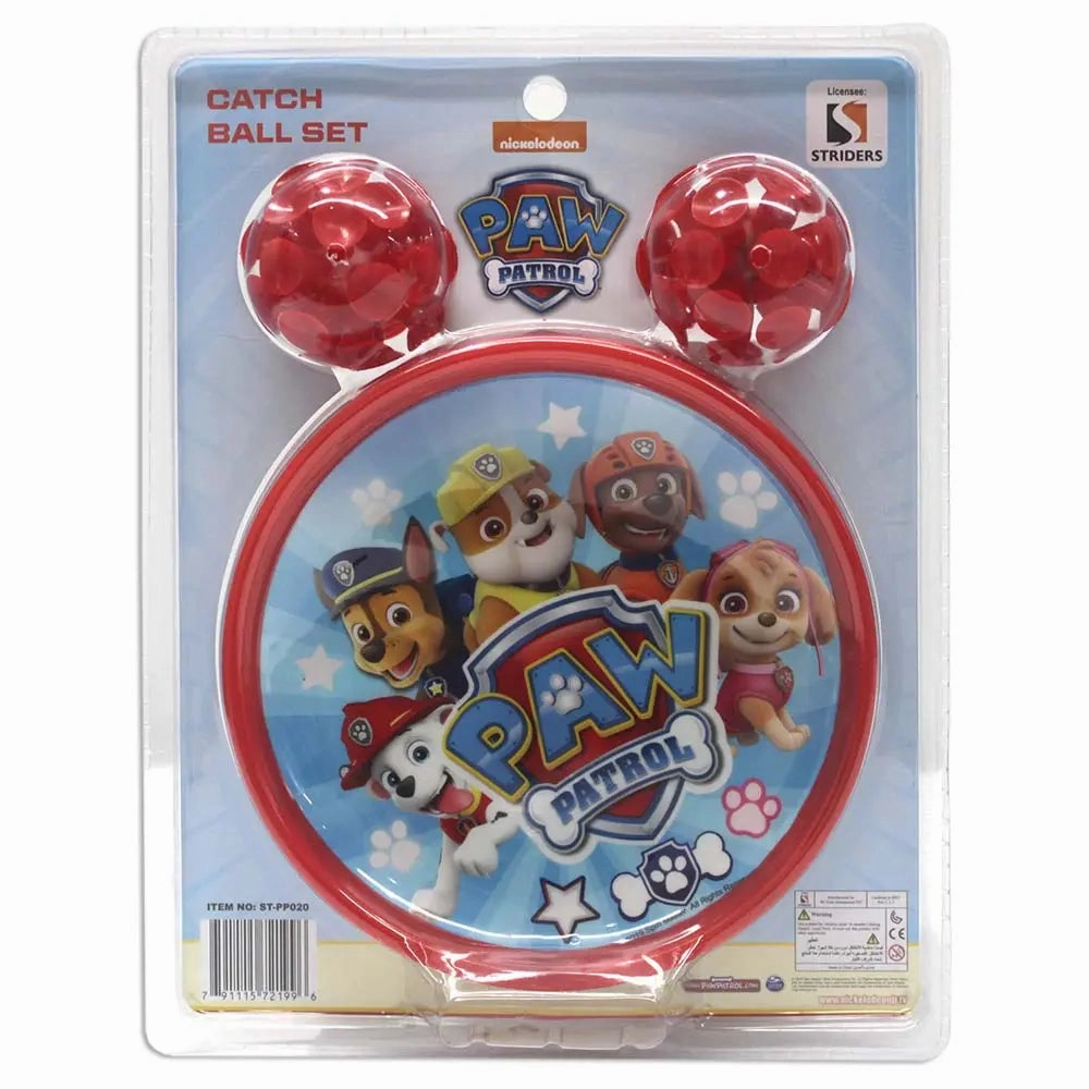 Paw Patrol Ligh Up Catch Ball Set Multicolour