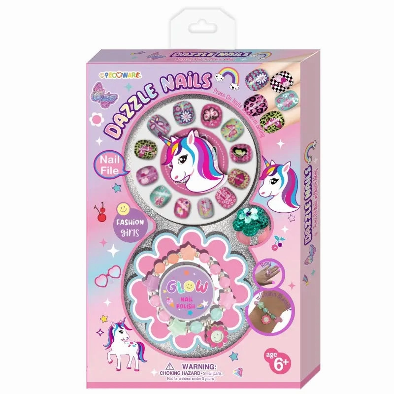Pecoware Dazzle Nails Set For Girls