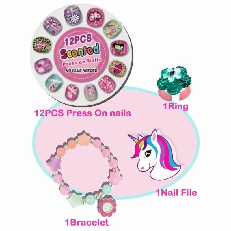 Pecoware Dazzle Nails Set For Girls