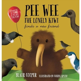 Pee Wee the Lonely Kiwi Finds A New Friend