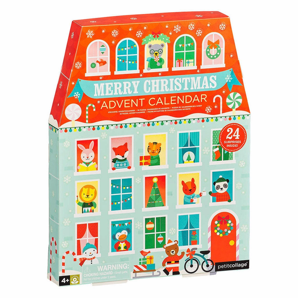 Petit Collage Advent Calendar House
