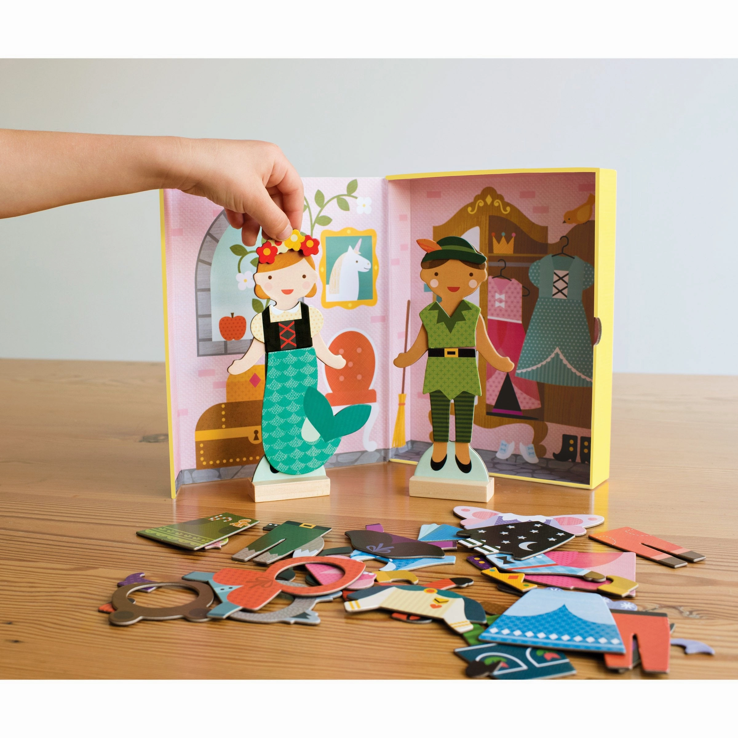 Petit Collage Magnetic Dress-Up - Fairy Tales