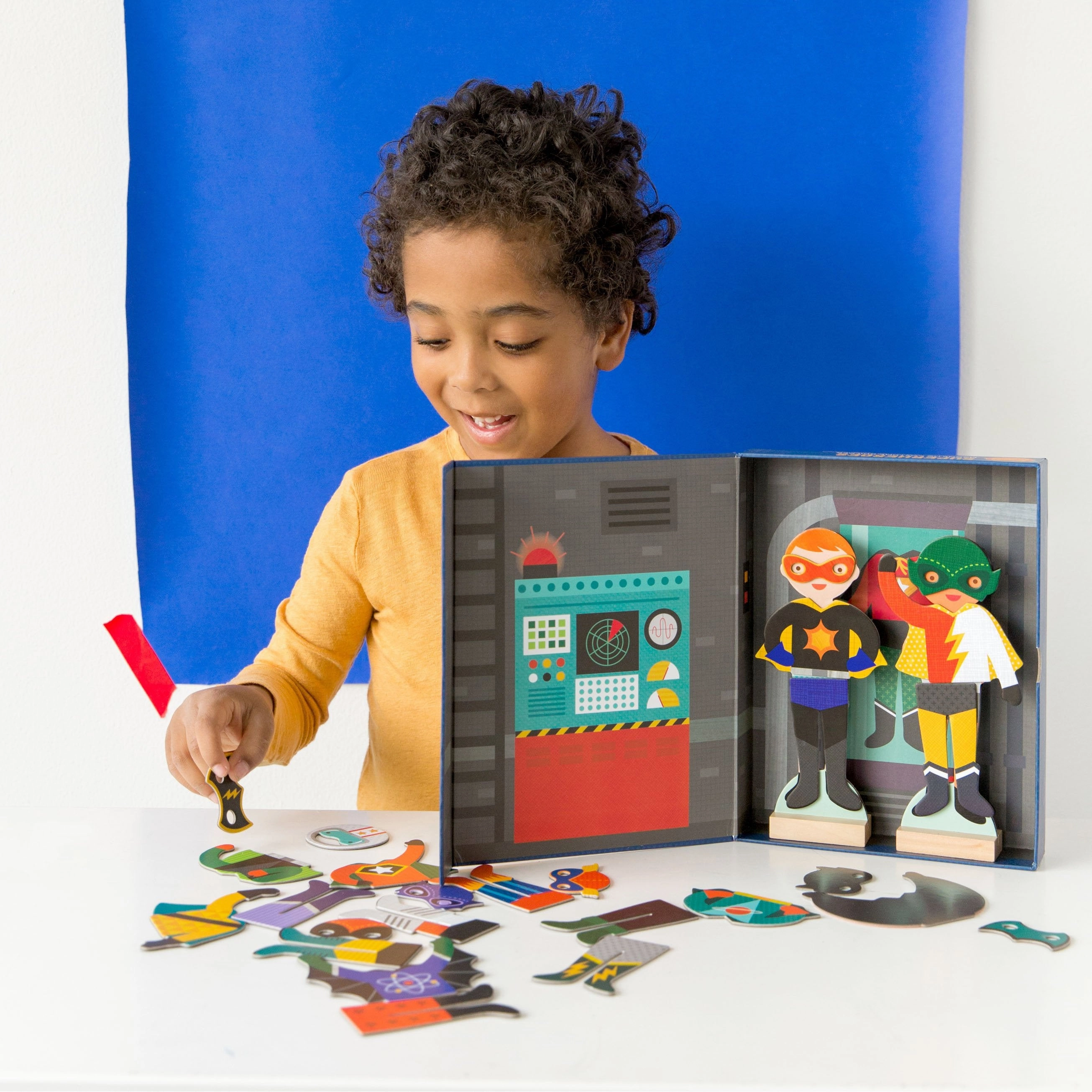 Petit Collage Magnetic Dress-Up - SuperHeroes