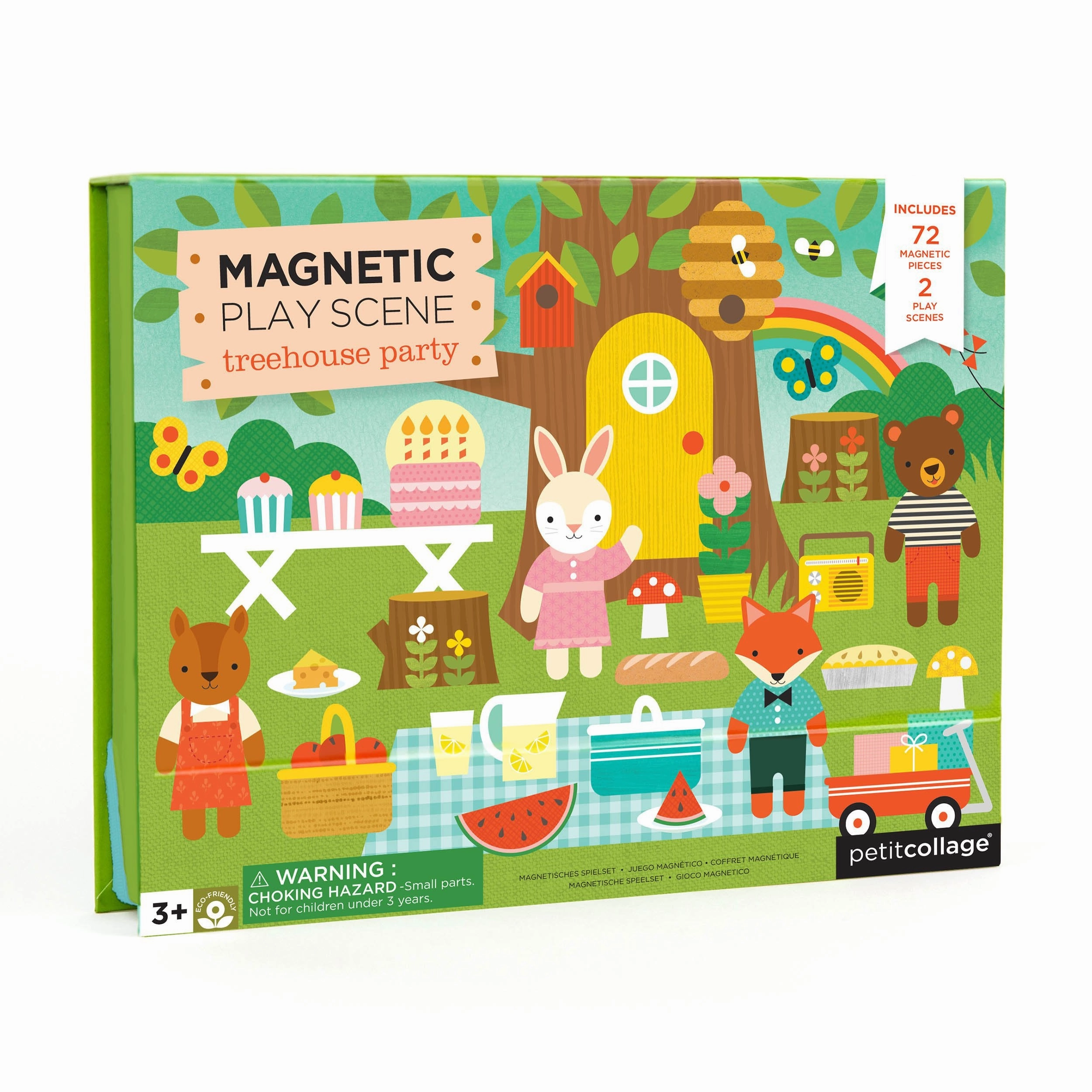 Petit Collage Magnetic Scene - Treehouse