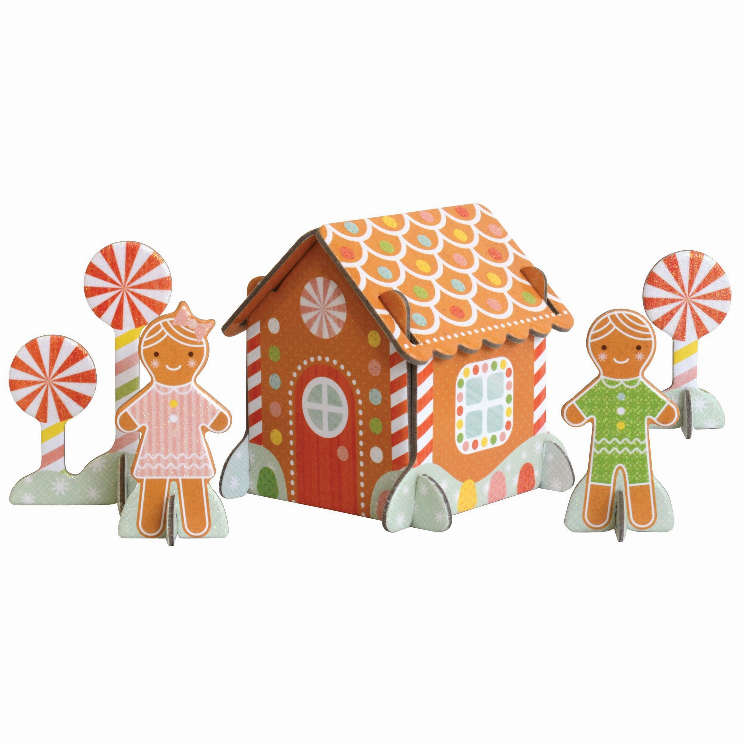 Petit Collage Pop-Out - Gingerbread House