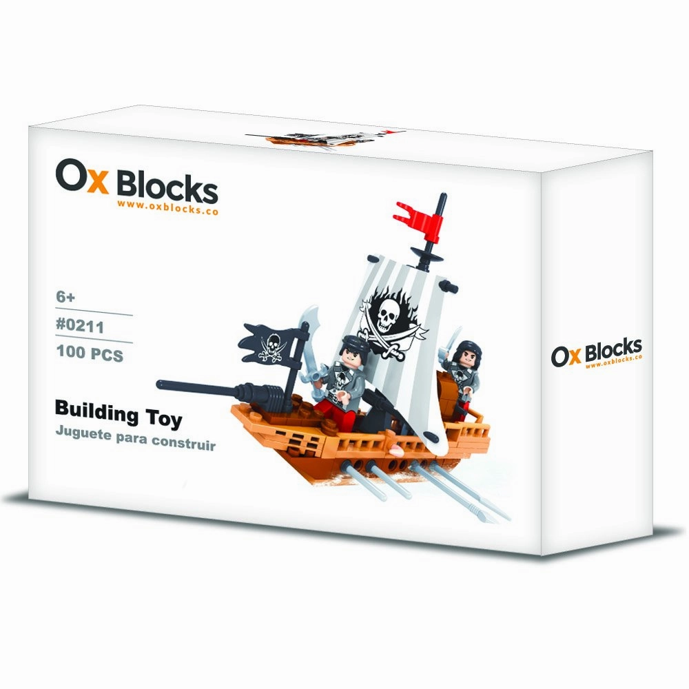 PIRATE BOAT - 100PCS