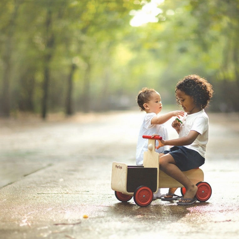 Plan Toys Delivery Bike- Wooden Toy