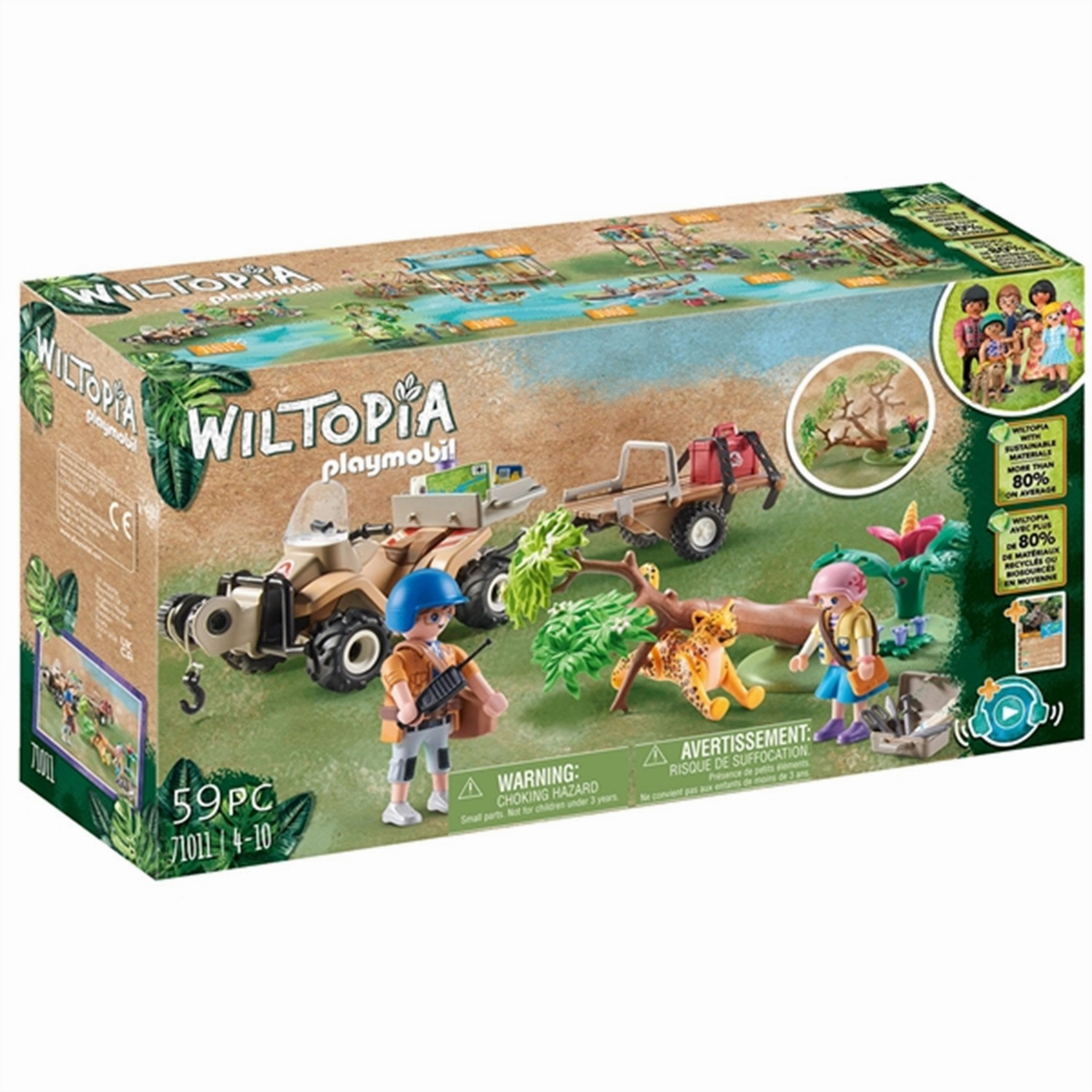 Playmobil Wiltopia - Animal Rescue Quad