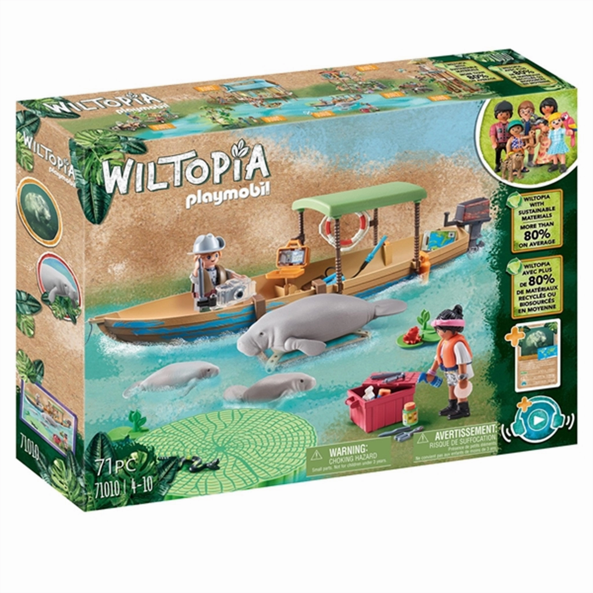 Playmobil Wiltopia - Boat Trip to the Manatees