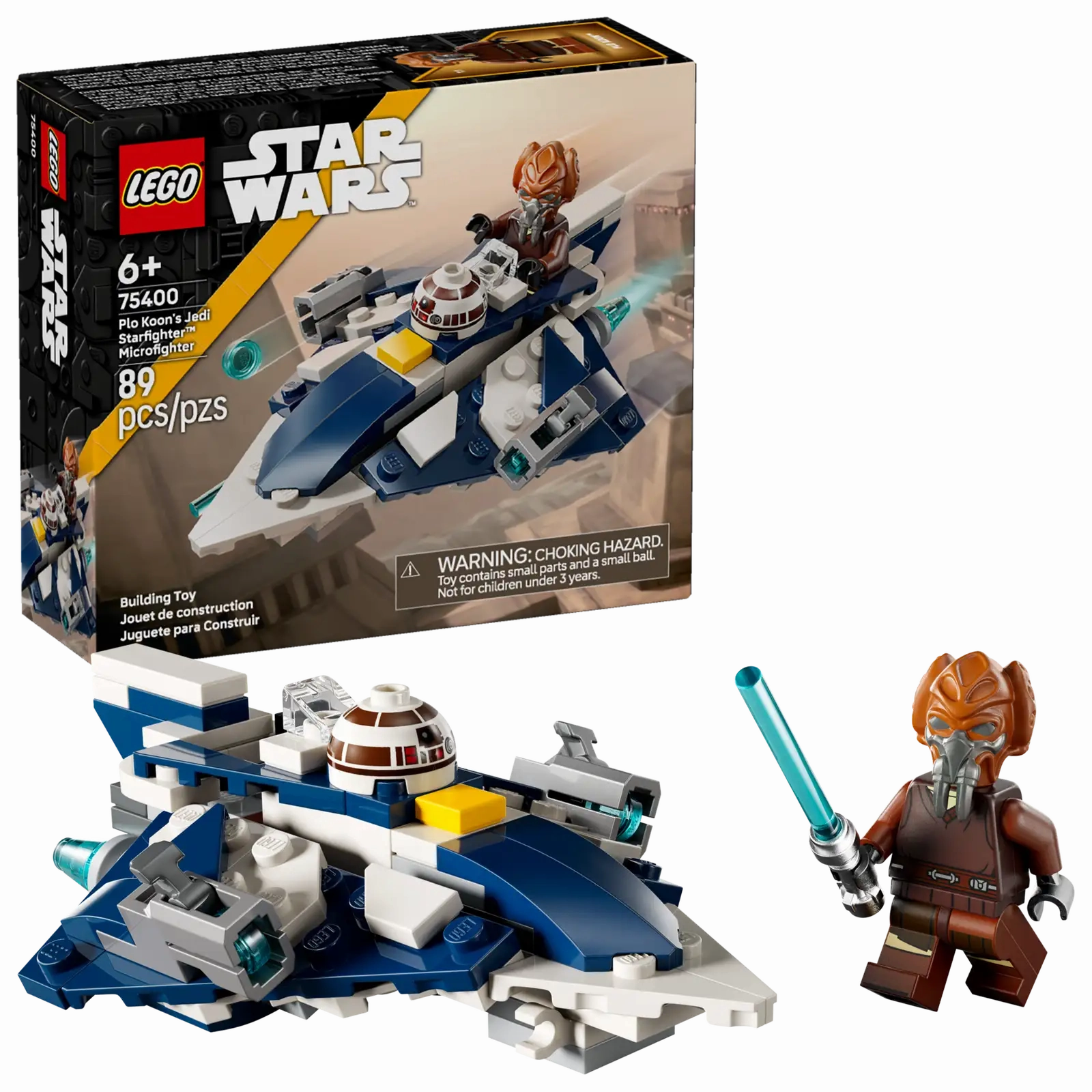 Plo Koon's Jedi Starfighter Microfighter Lego 75400