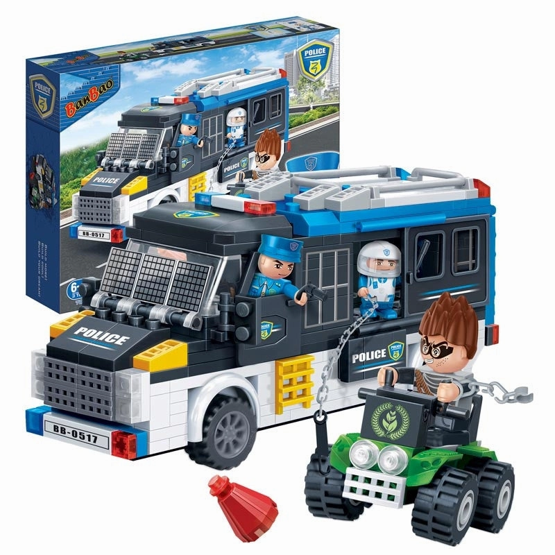 Police Van 325pcs Banbao blocks 7003
