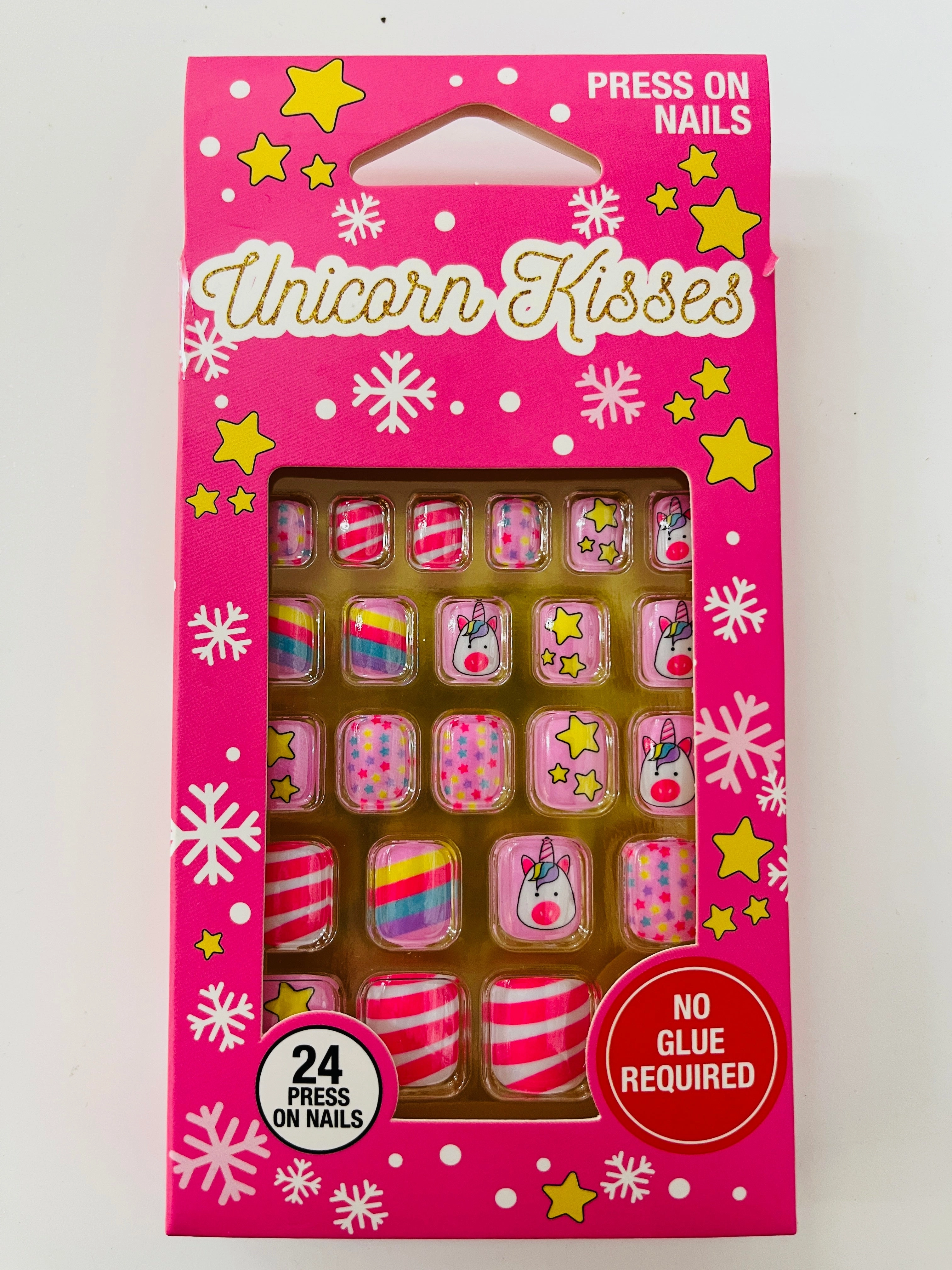 Press on Nails Unicorn kisses
