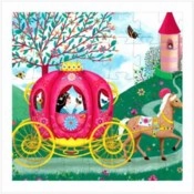 Princess Carriage puzzle 54 piece - Djeco