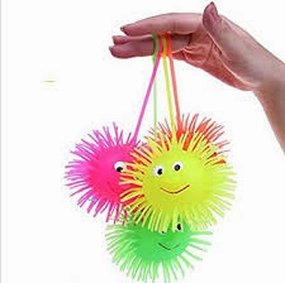 Puffer Ball on String
