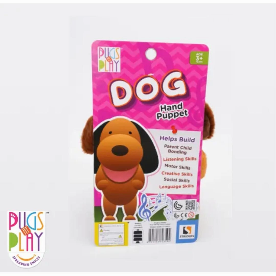 Pugs & Play Dog Talking Hand Puppet