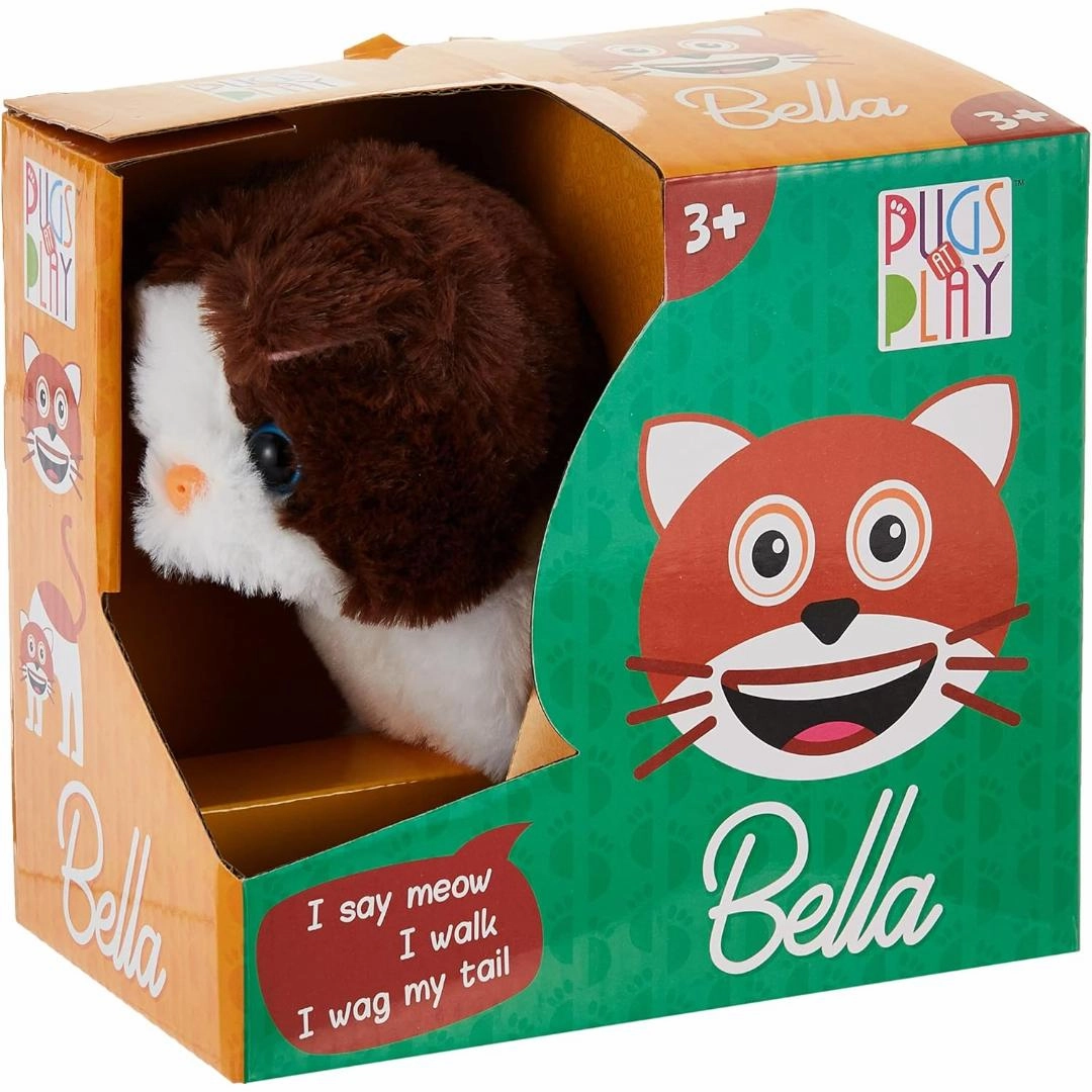 Pugs At Play Bella Walking Cat Kids Animal Toys