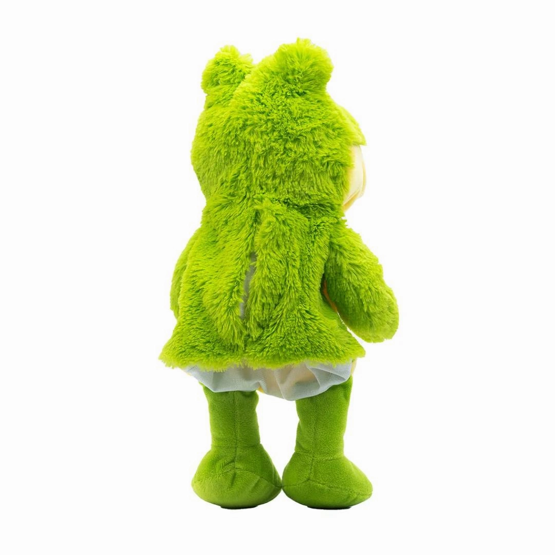 Pugs At Play Frog Talking Hand Puppet, Green