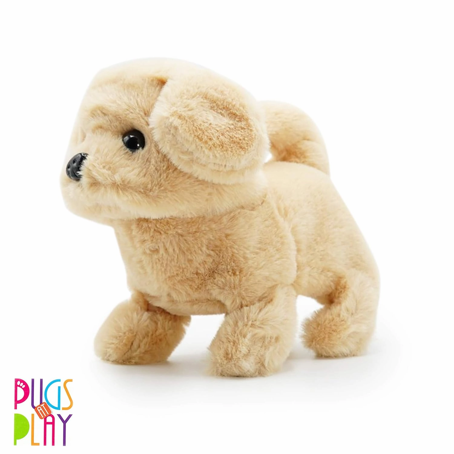 Pugs At Play Goldie Walking Dog C The Golden Retriever Kids Animal Toy