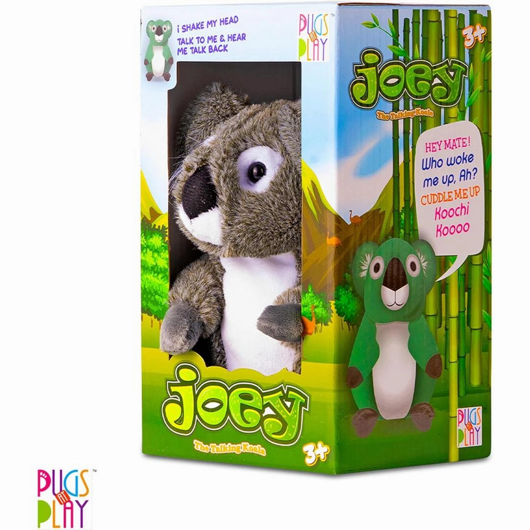 Pugs At Play Joey Talking Koala Kids Animal Toys