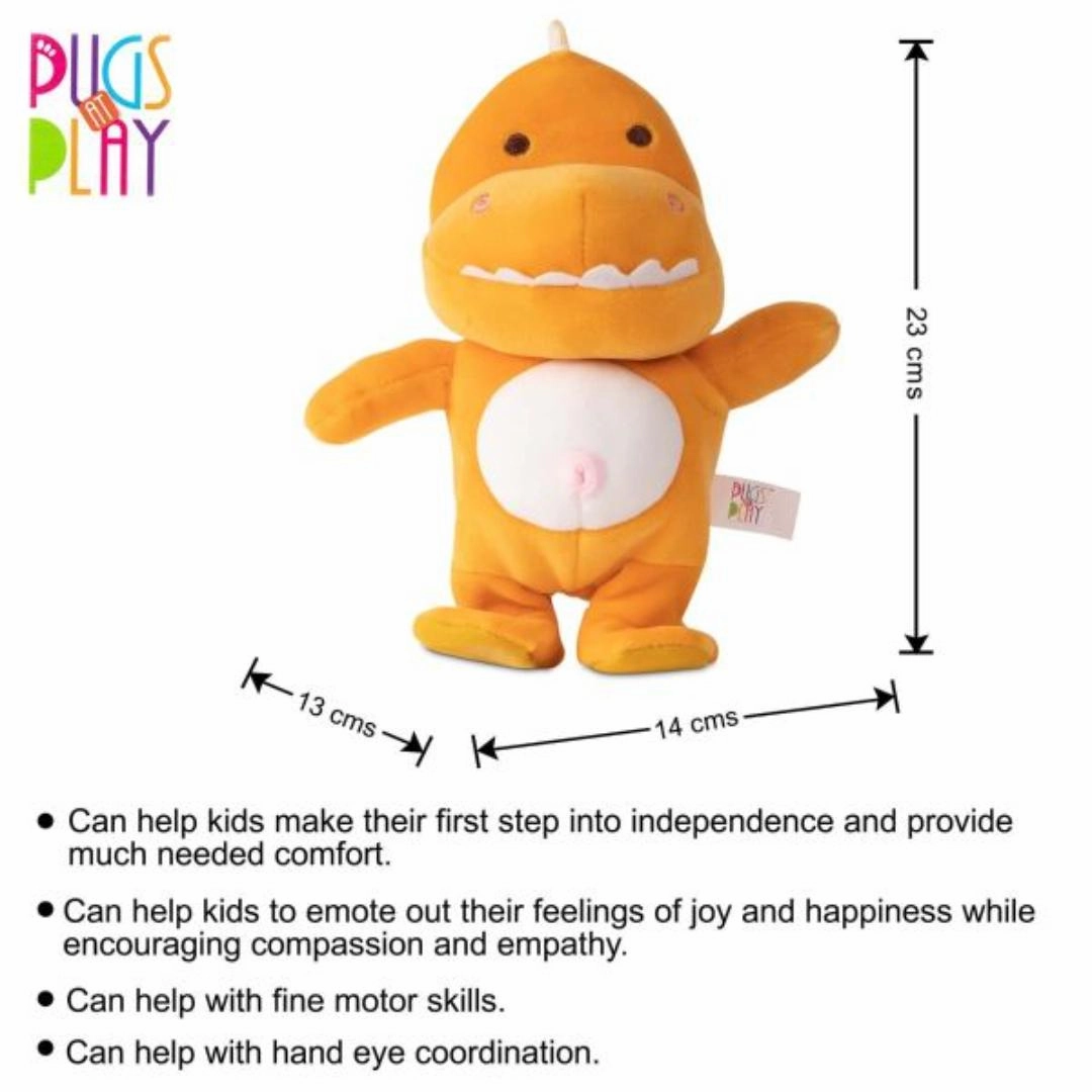 PUGS AT PLAY WALKING/TALKING DINOSAUR Kids Animal Toy Multi colour