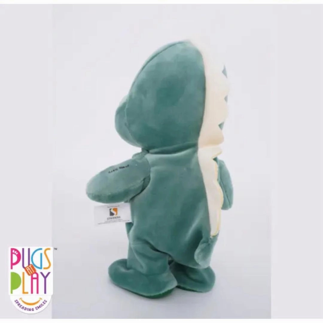 PUGS AT PLAY WALKING/TALKING DINOSAUR Kids Animal Toy Multi colour