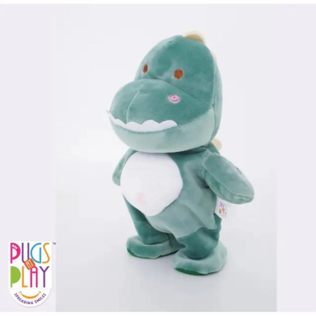 PUGS AT PLAY WALKING/TALKING DINOSAUR Kids Animal Toy Multi colour