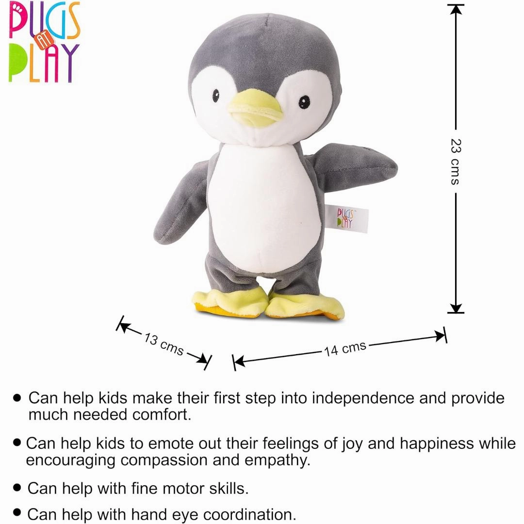 Pugs At Play Walking/Talking Penguin (Ineractive Plush) Kids Animal Toy