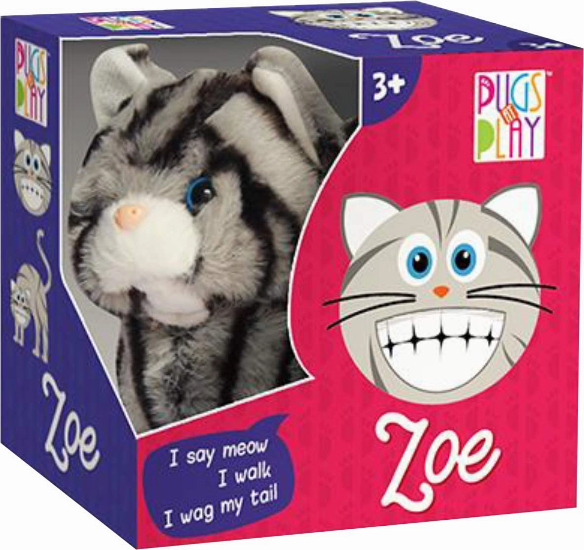 Pugs at Play Zoe Walking CAT Kids Animal Toys