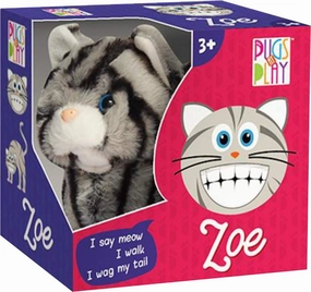 Pugs at Play Zoe Walking CAT Kids Animal Toys