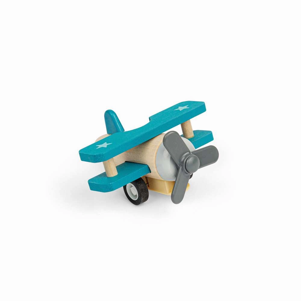 Pull Back Bi-Planes - Red, Blue (Pack of 2)