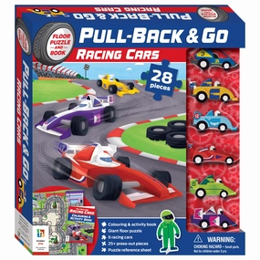 Racing cars puzzle and acivity set
