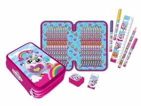 Rainbocorrns - 3 Zipper Pencil Case