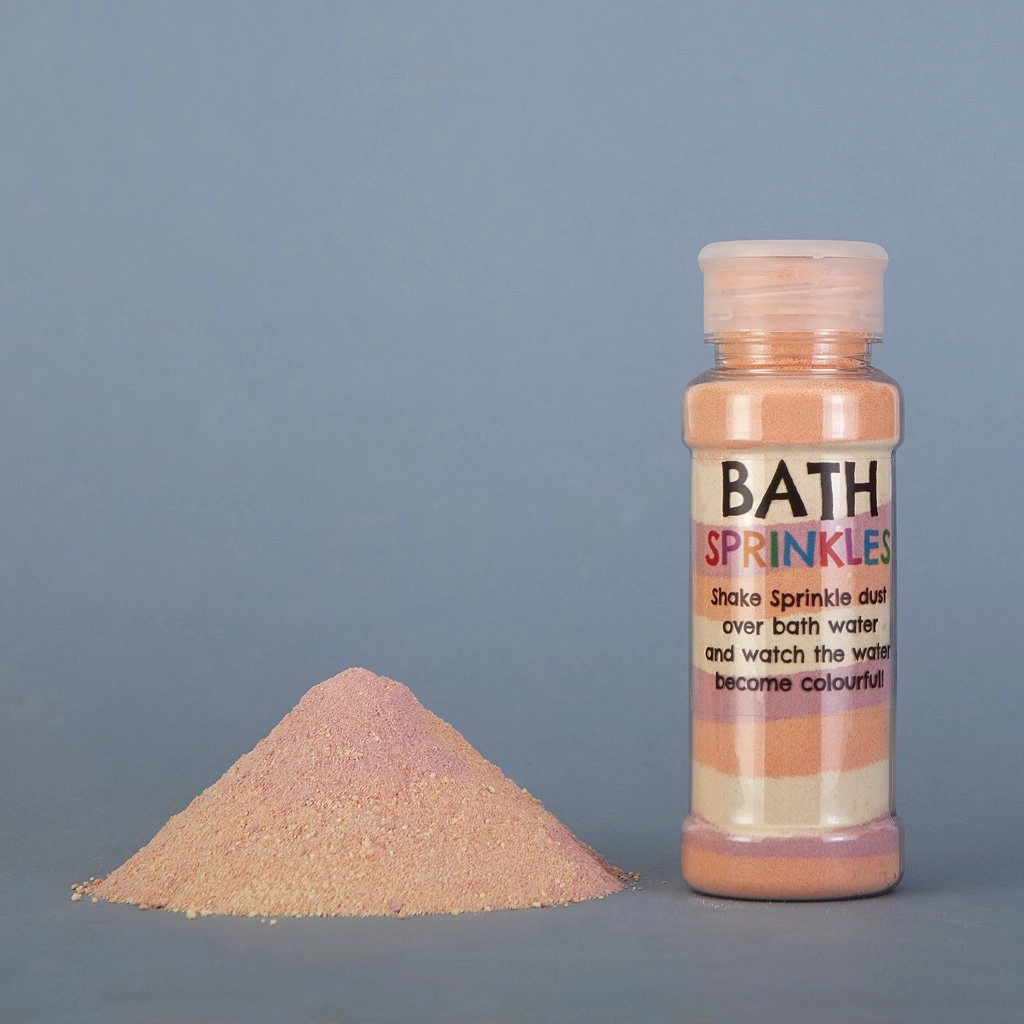 Rainbow Bath Sprinkles Orange