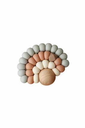 Rainbow Teether - Soft Sage