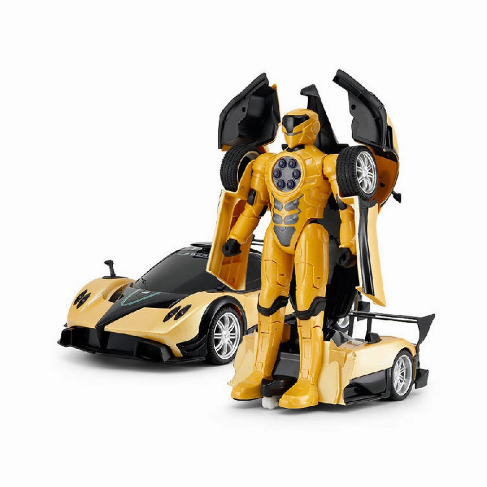 RASTAR 74620 1/14 R/C PAGANI ZONDA R TRANSFORMABLE CAR YELLOW