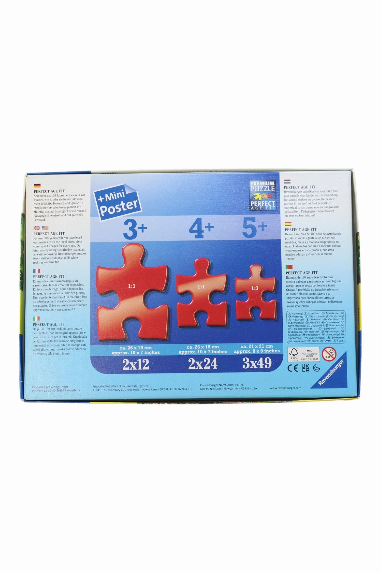 Ravensburger Puzzles Animals of The Earth O/S (5 )