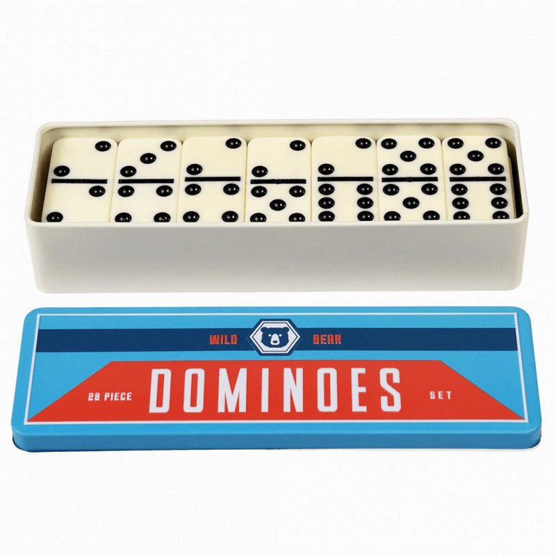 Rex Dominoes In A Tin - Wild Bear