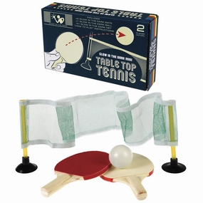 Rex Glow in the Dark Table Mini Tennis Set