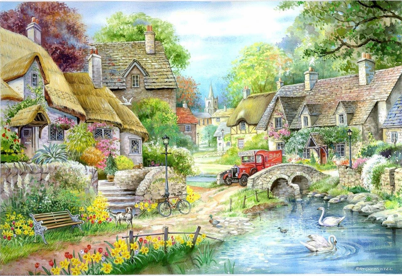 River Cottage - BIG 250 Piece Jigsaw Puzzle