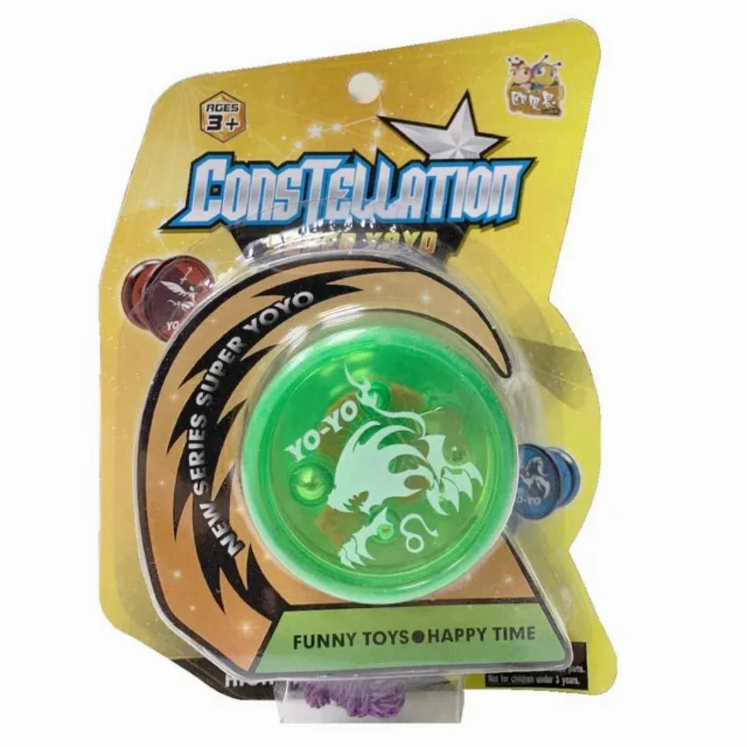 Sam Toys -Yoyo With Light 5.8 cm - Assorted Multi Colour