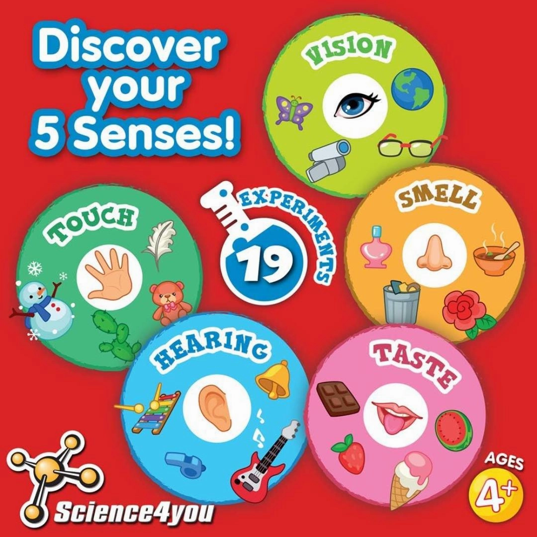 Science4you - 5 Senses - Engaging Experiments for Children to Explore Their World