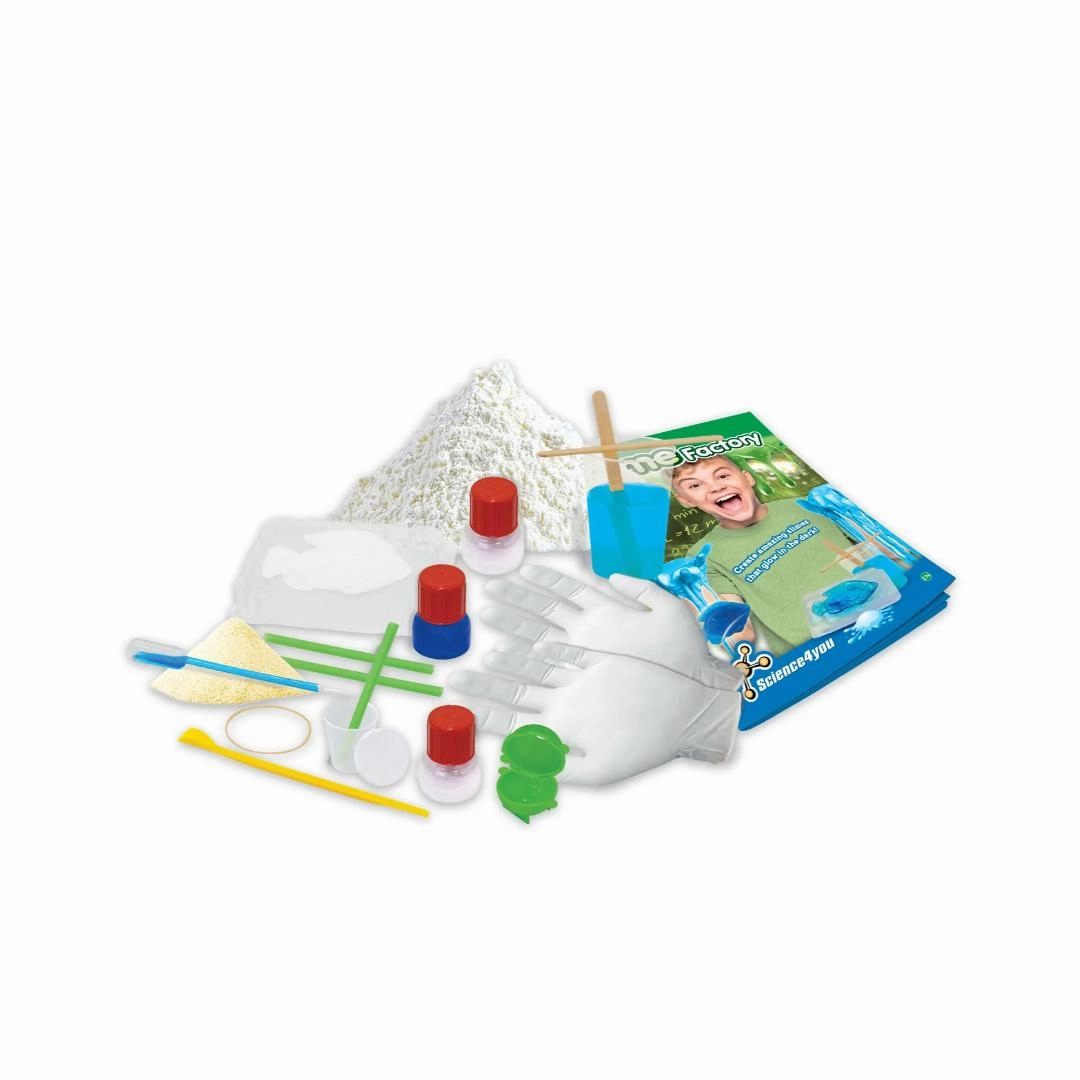Science4you - Self Slime Set, Dark Luminous Slime Chemistry Lab Game for Kids