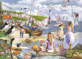 Sea Shore Breezes - BIG 500 Piece Jigsaw Puzzle