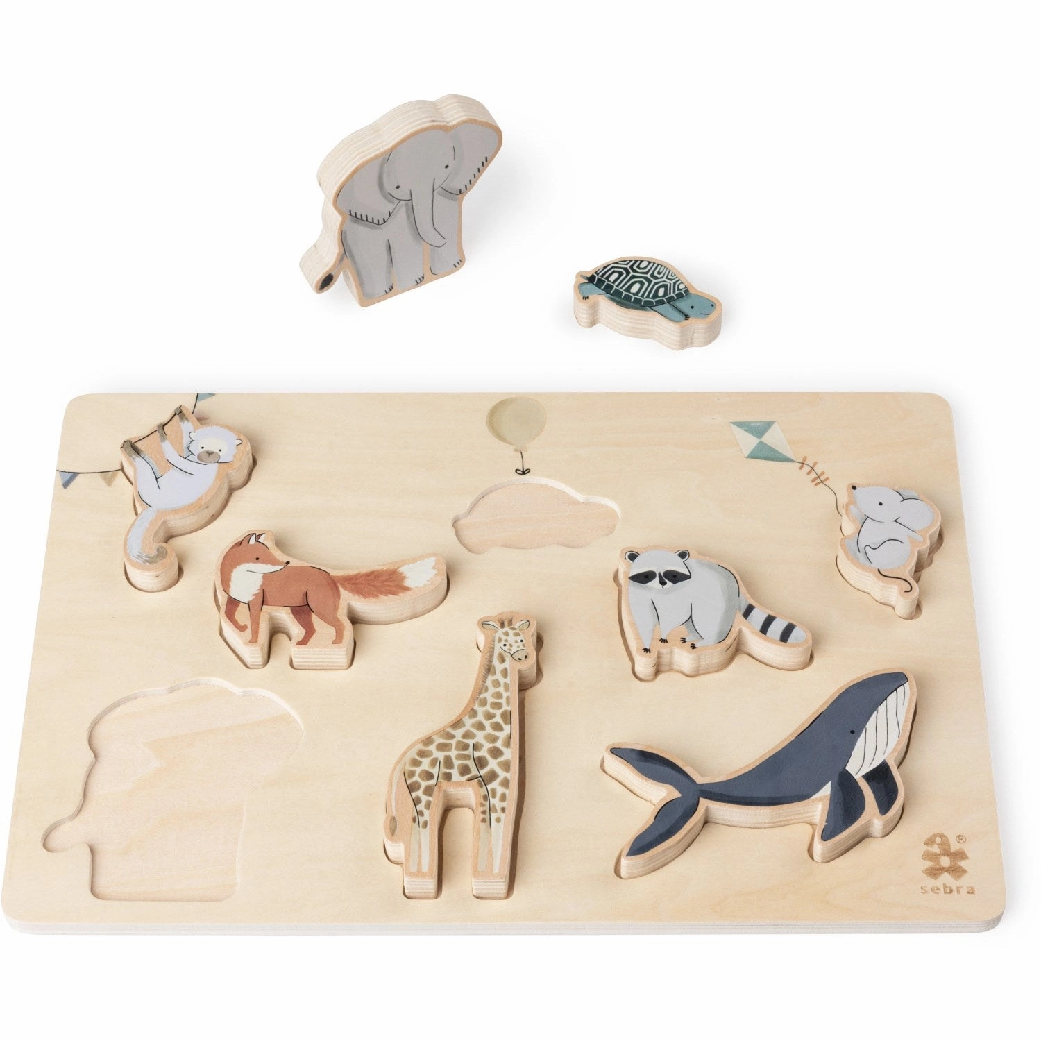 Sebra World of Sebra Chunky Puzzle Wood
