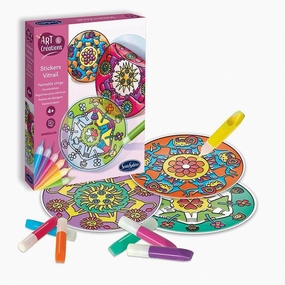 Sentosphre Art & Creations  Stickers Vitrail  Mandalas