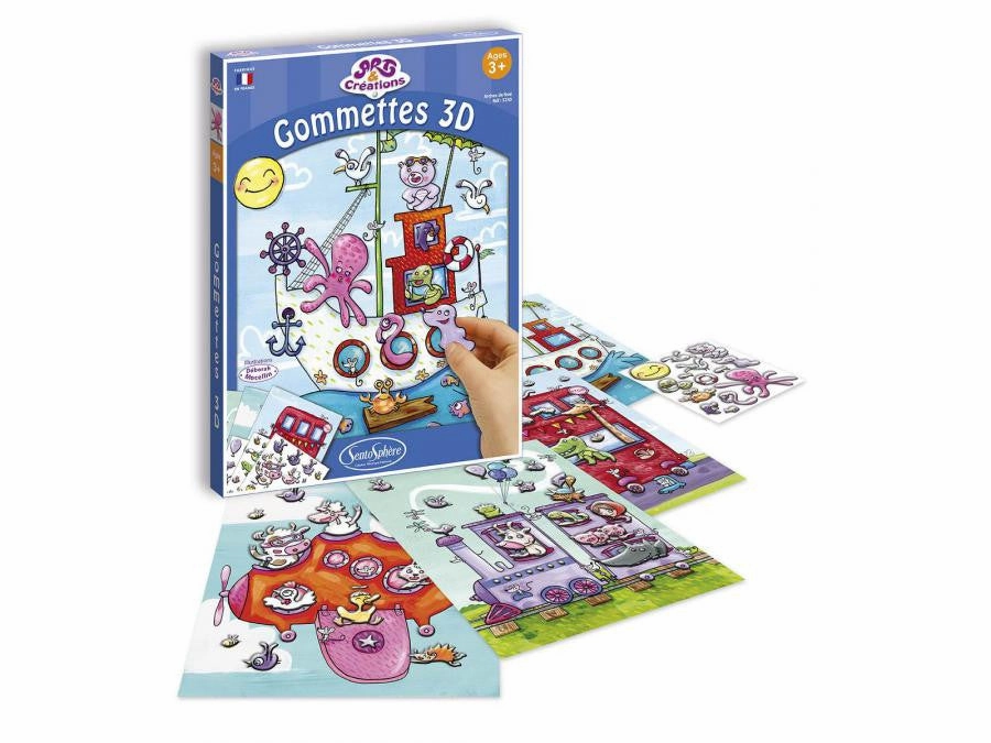 Sentosphre Gommettes 3D - Animals
